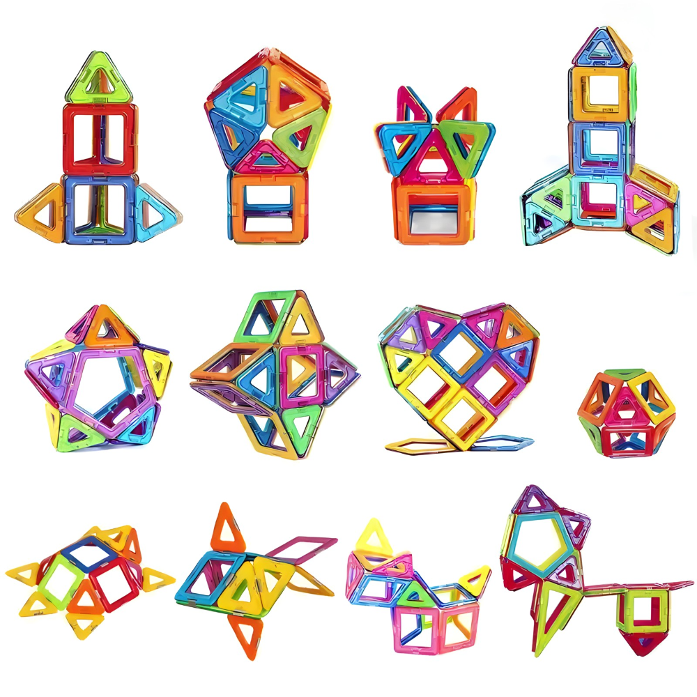 3D magnetni građevinski set blokova za djecu - MNE Shop ME