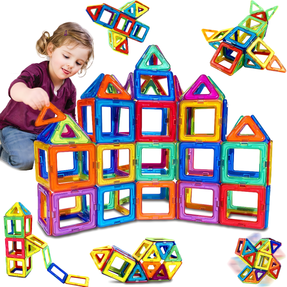 3D magnetni građevinski set blokova za djecu - MNE Shop ME