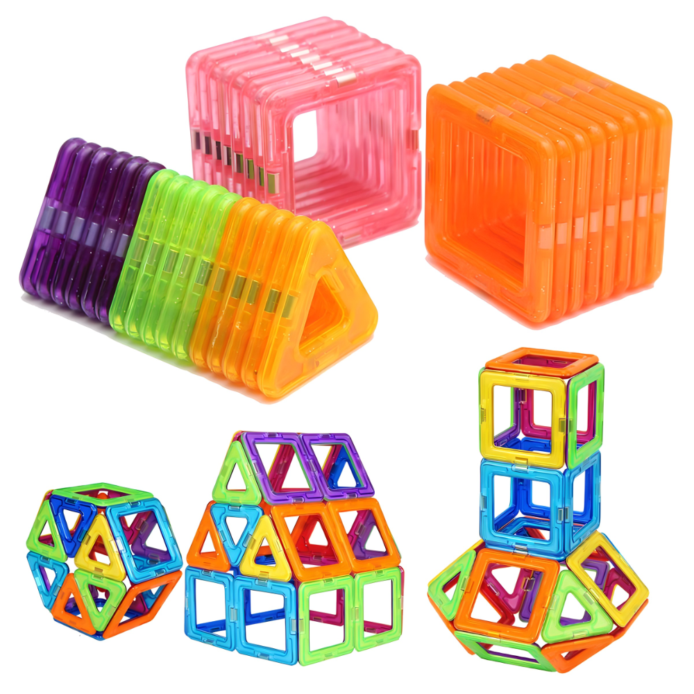 3D magnetni građevinski set blokova za djecu - MNE Shop ME