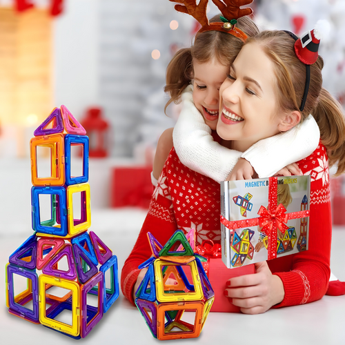 3D magnetni građevinski set blokova za djecu - MNE Shop ME