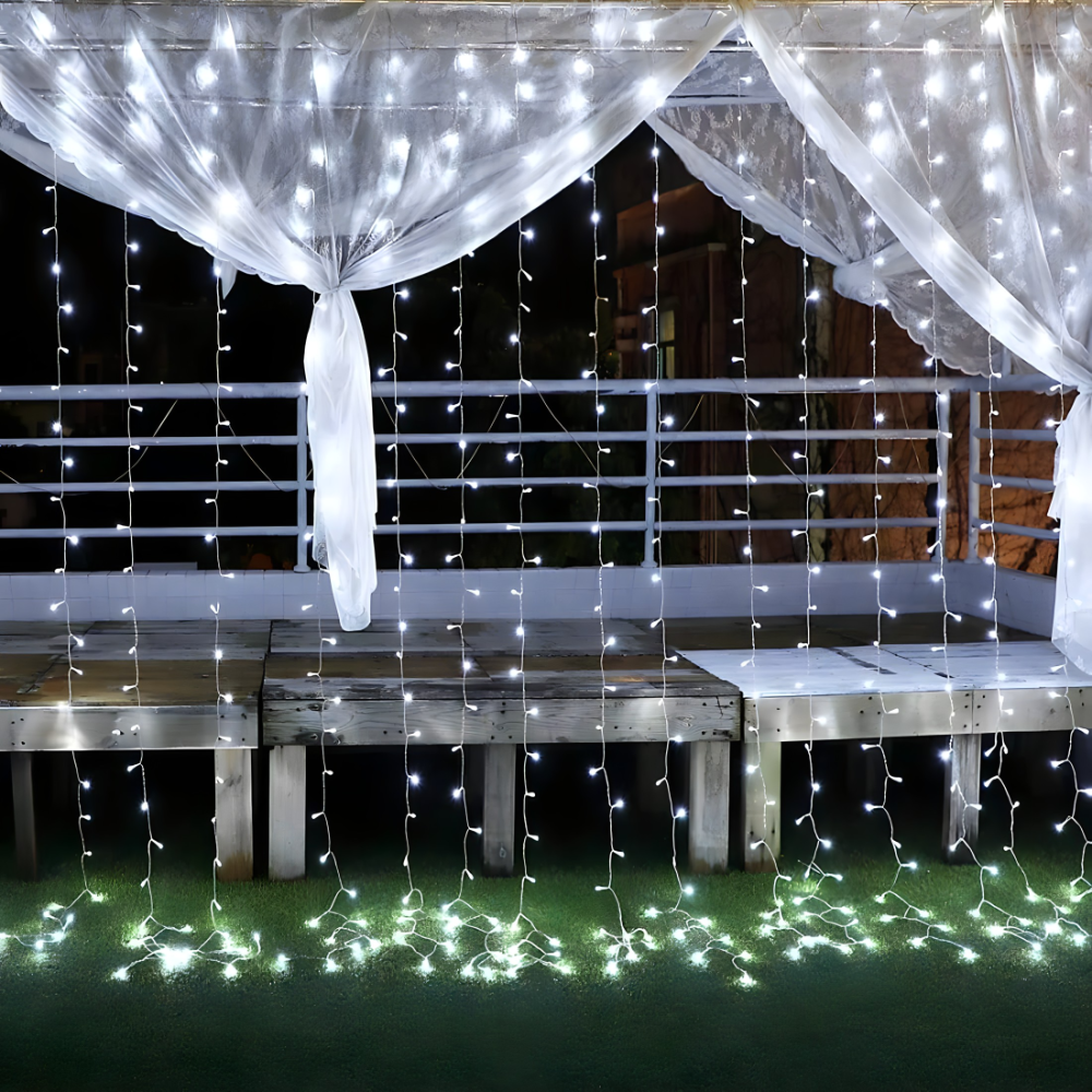 LED zavjesa - svjetlosne lampice za dekoraciju, mreza svjetiljki - MNE Shop ME