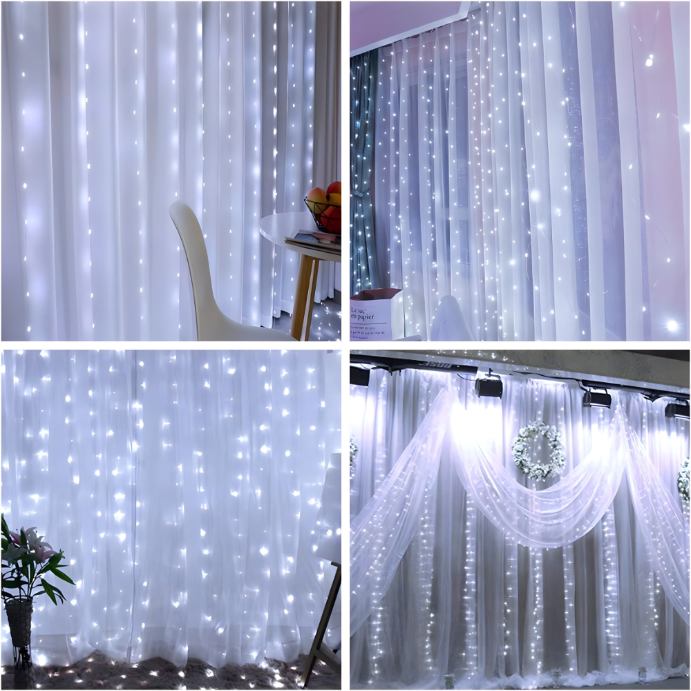 LED zavjesa - svjetlosne lampice za dekoraciju, mreza svjetiljki - MNE Shop ME