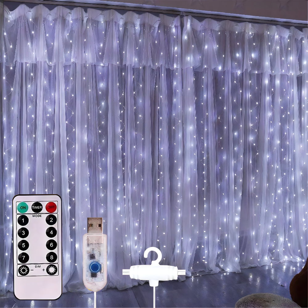 LED zavjesa - svjetlosne lampice za dekoraciju, mreza svjetiljki - MNE Shop ME