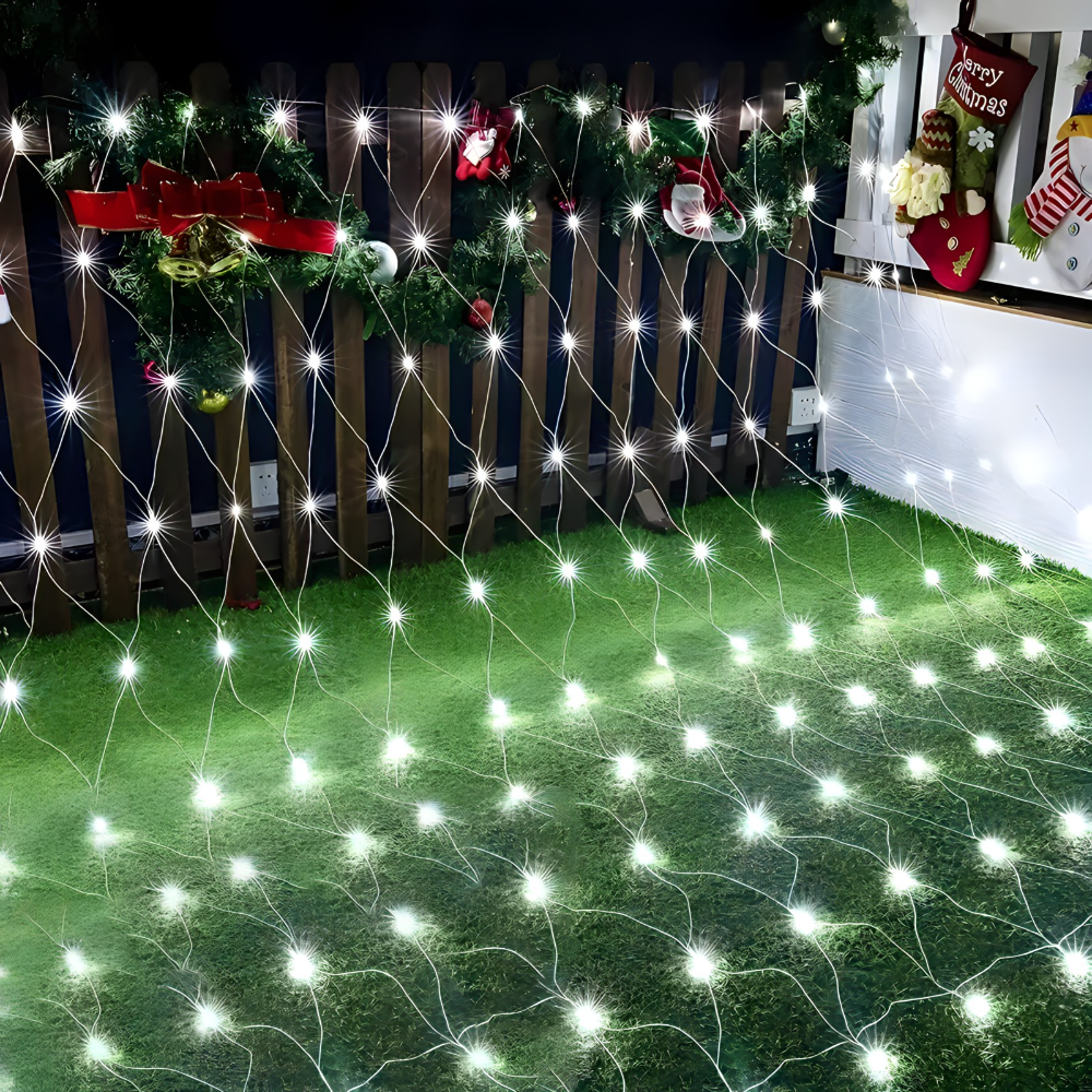 LED zavjesa - svjetlosne lampice za dekoraciju, mreza svjetiljki - MNE Shop ME