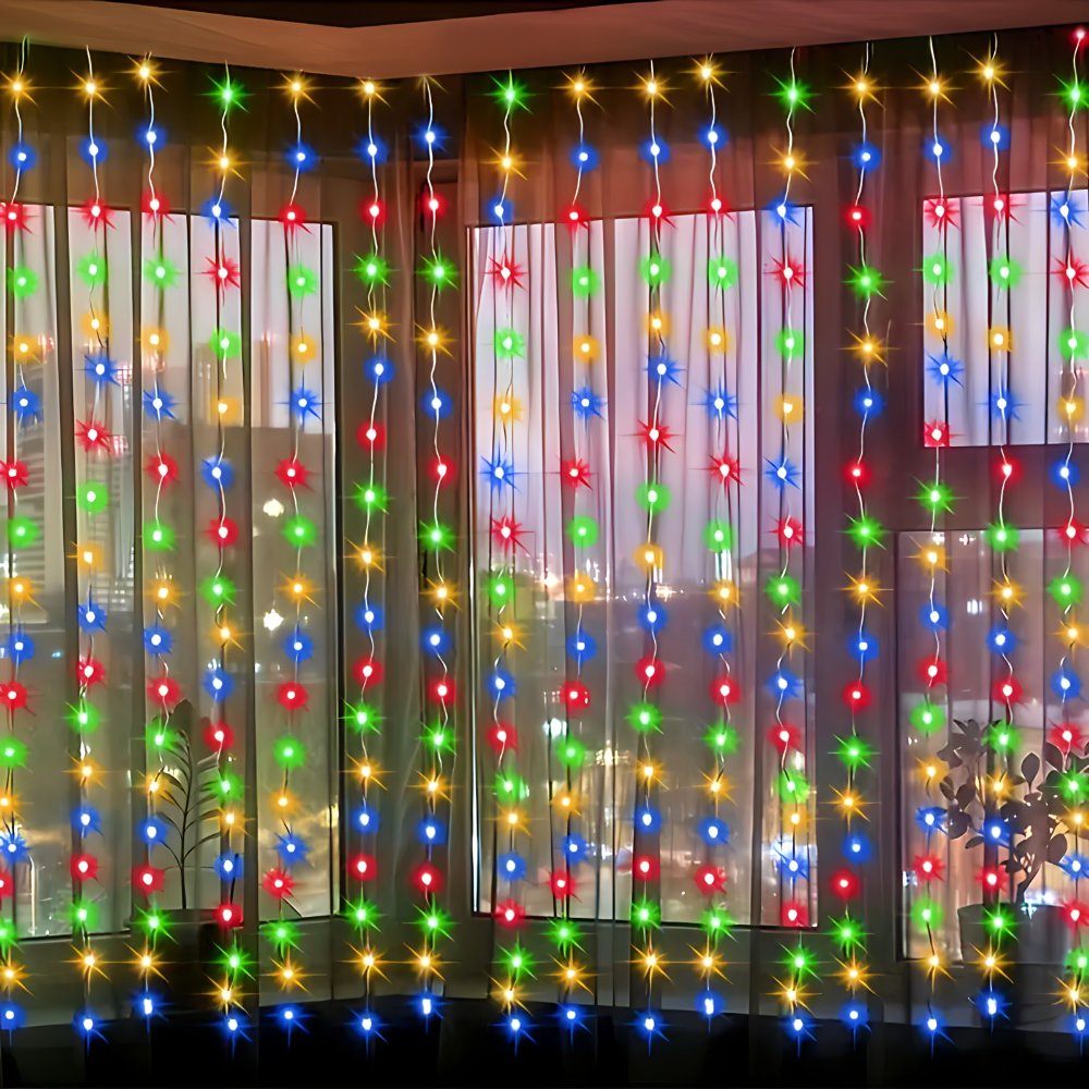 LED zavjesa - svjetlosne lampice za dekoraciju, mreza svjetiljki - MNE Shop ME