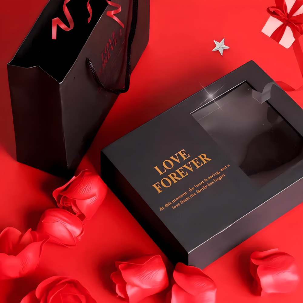 Poklon set - Elegantna poklon kutija sa ruzama - MNE Shop ME